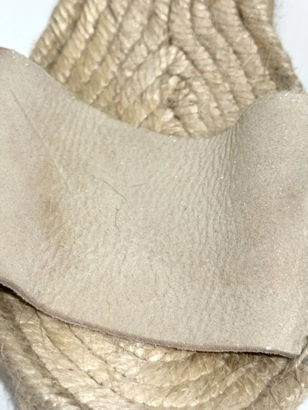 J.Crew Collection Neutral Light Gold Champagne Espadrilles Sandals Size 8